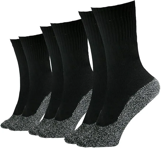 35° BELOW Socks - 3 pairs Keep Your Feet Warm and Dry Large xlarge Black
