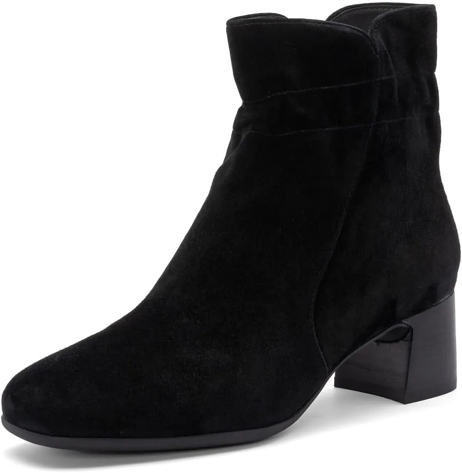 ABEO Avenue Mid Ankle Booties for Women | Fall Boots for Women | Water Resistant Leather | Built-In Orthotic Insole