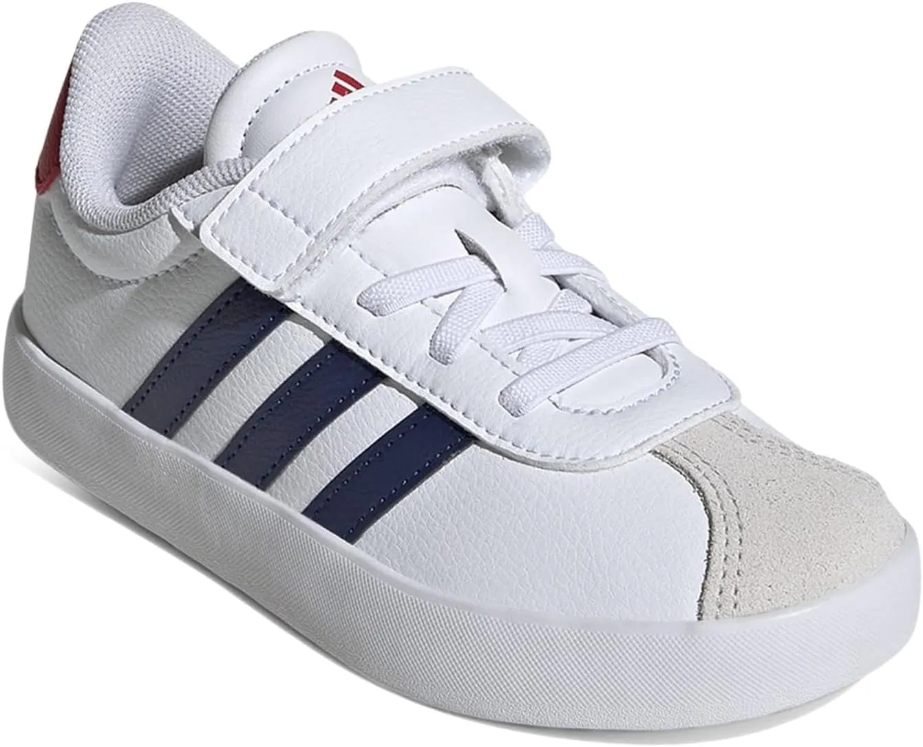 adidas Unisex-Child Vl Court 3.0 Elastic Lace Sneaker