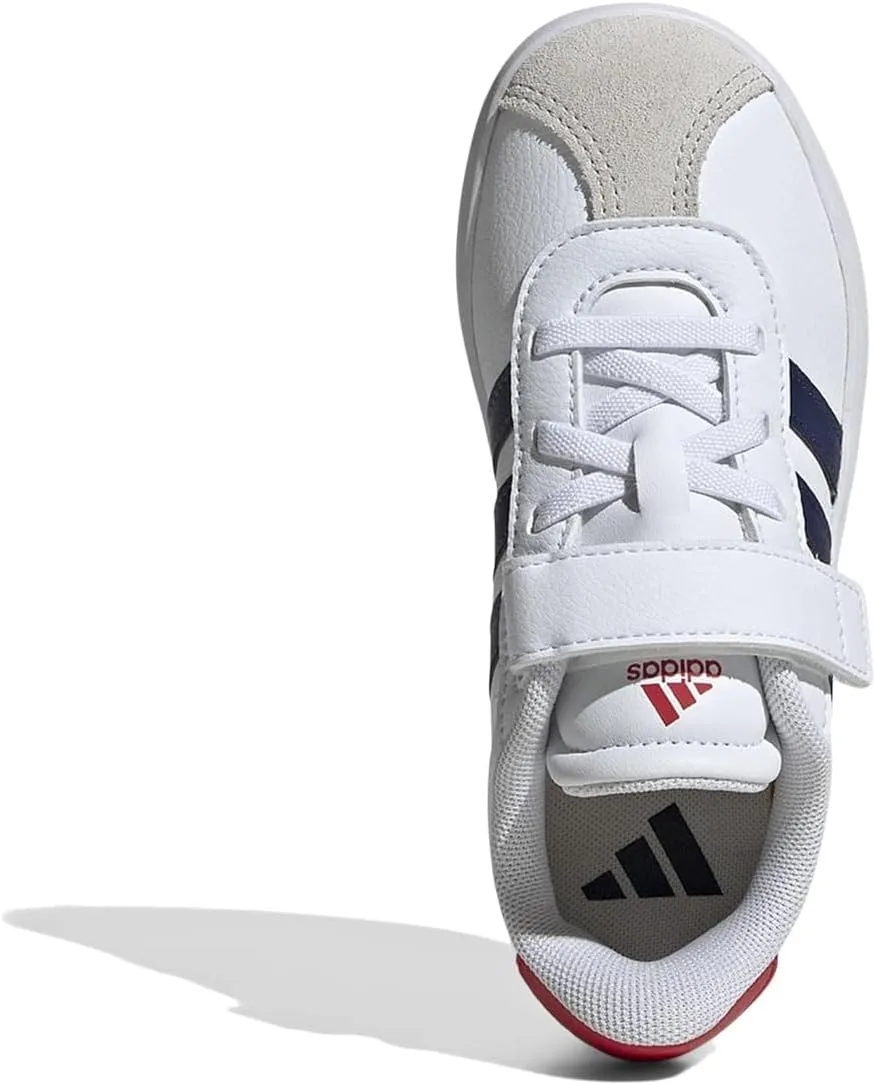 adidas Unisex-Child Vl Court 3.0 Elastic Lace Sneaker