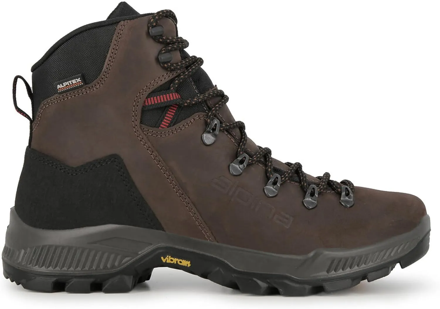Alpina PRIMA Waterproof Hiking Work Boots | Classic Full Leather Ankle High | Breathable Membrane | Vibram | All Weather Shoes | Men's or Women's | Made in Europe