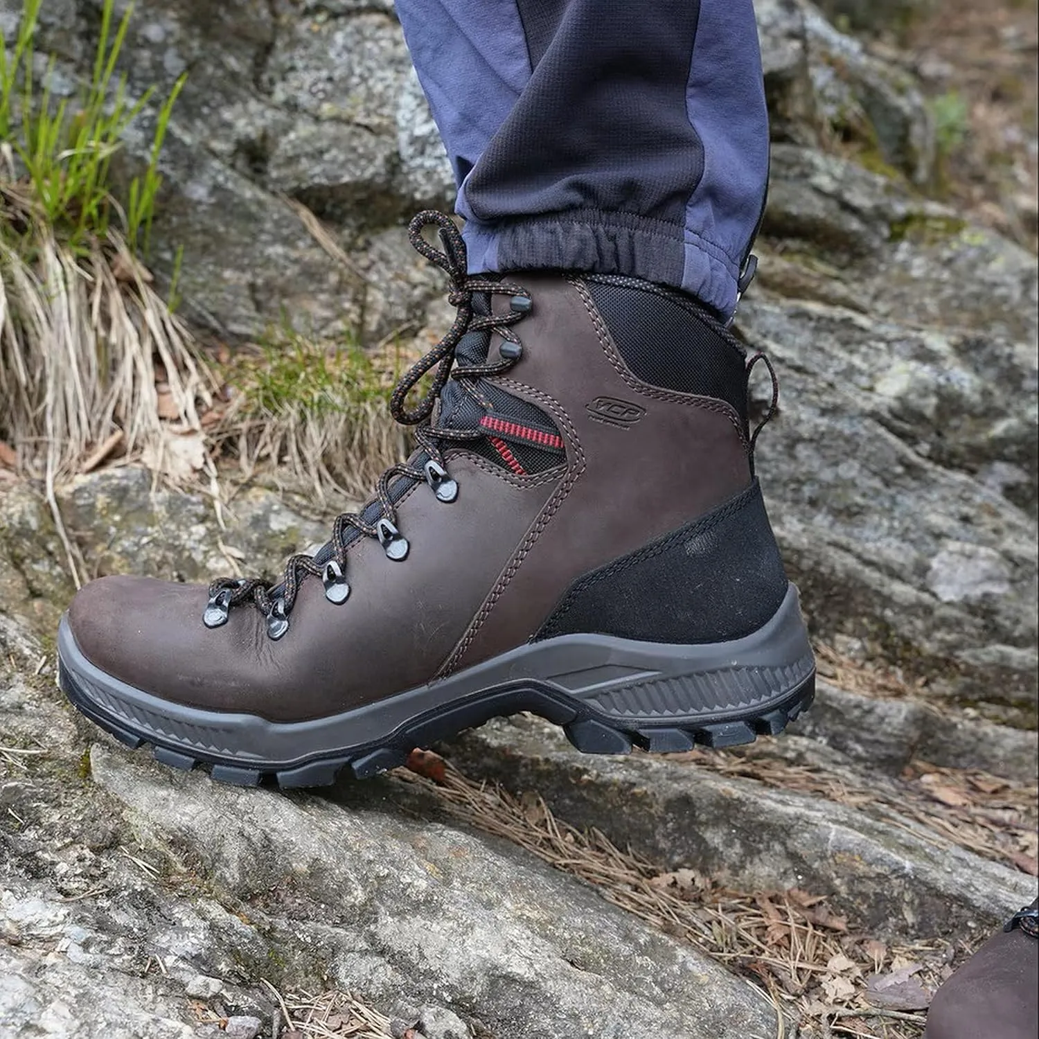 Alpina PRIMA Waterproof Hiking Work Boots | Classic Full Leather Ankle High | Breathable Membrane | Vibram | All Weather Shoes | Men's or Women's | Made in Europe