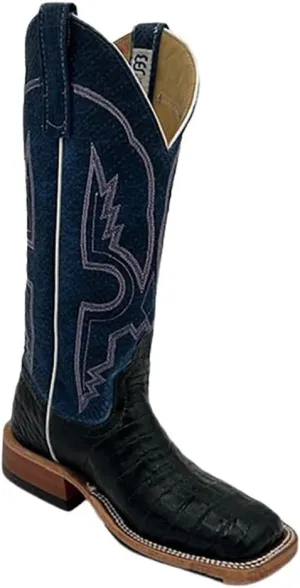 Anderson Bean Women`s Custom Exotic Caiman Belly Chex Boot 339486