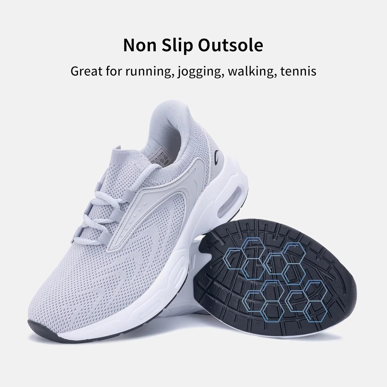 AOV Women Arch Support Walking Shoes Orthotic Tennis Sneakers for Plantar Fasciitis Air Athletic Running Shoes