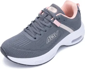 AOV Women Arch Support Walking Shoes Orthotic Tennis Sneakers for Plantar Fasciitis Air Athletic Running Shoes