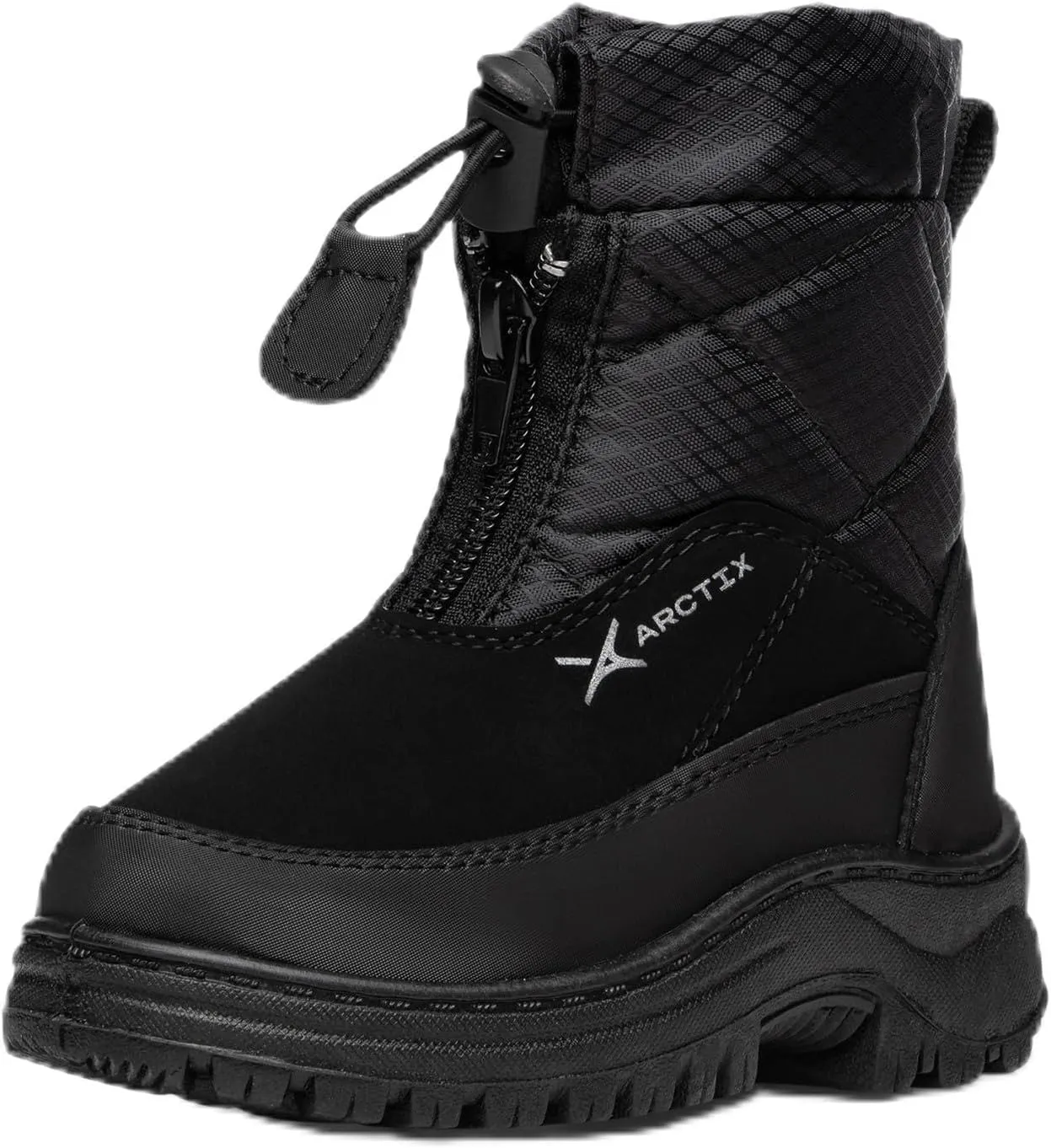 Arctix Unisex-Child Tracer Winter Boot, Black, 5 Big Kid