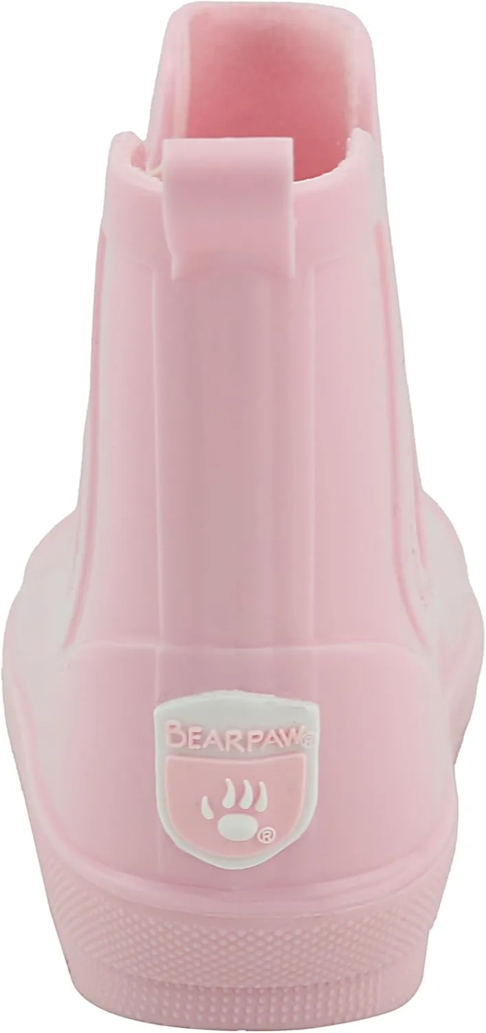 BEARPAW Toddler Rain Boots, Waterproof Rubber Kids Rainboot, Girls/Boys Light Water Shoes for Muddy Park/Hiking