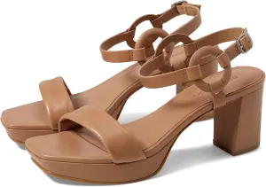 Bernardo Candace - Heels for Women - Block Heels - Leather Midsole - Rubber Outsole - Leather Upper Sand 9.5 M