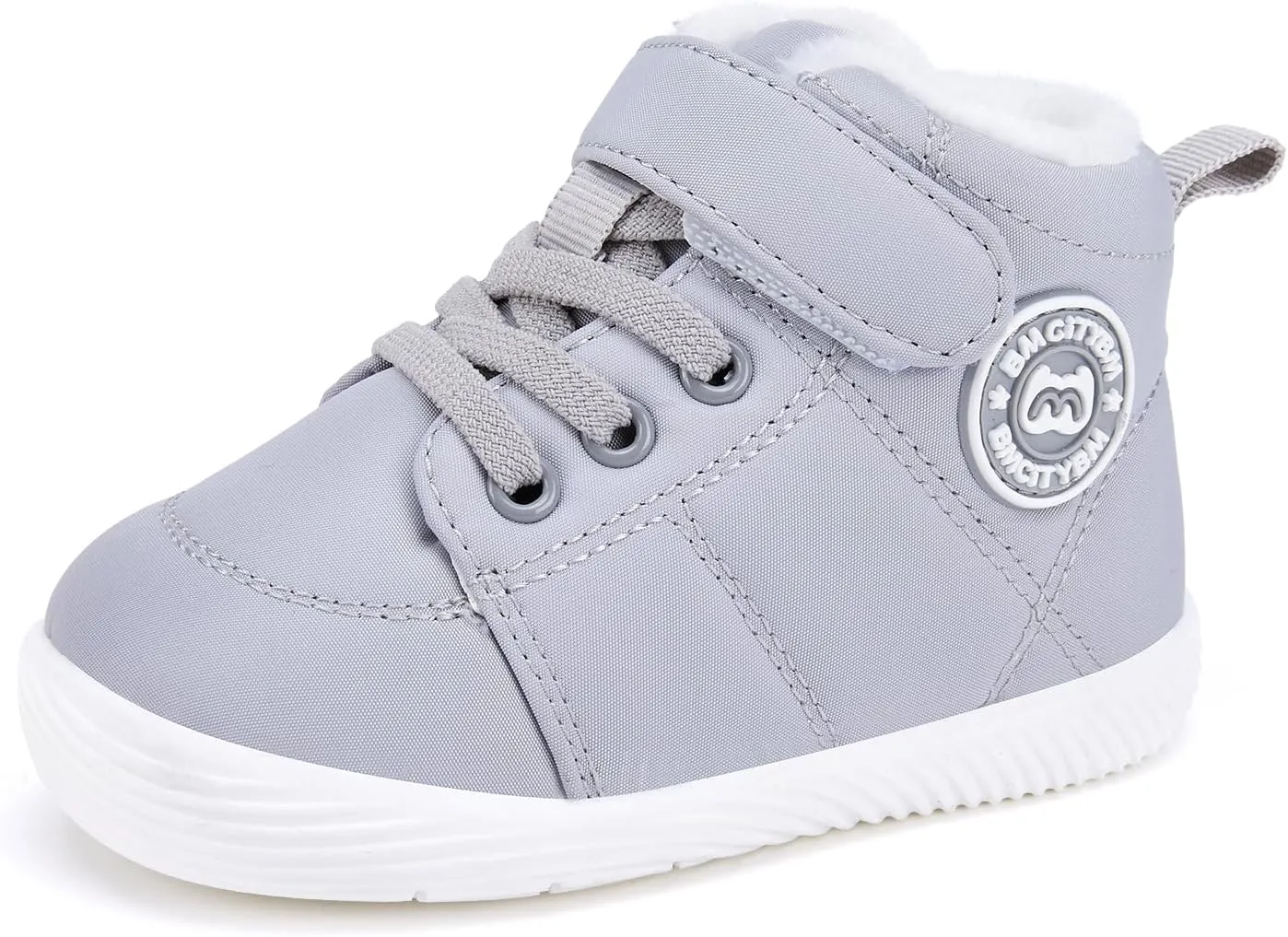 BMCiTYBM Baby Boy Girl Snow Boots Infant Warm Winter Booties Slip On Lightweight Outdoor Indoor Sock Shoes for First Walkers 6 9 12 18 24 Months