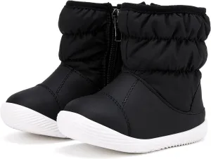 BMCiTYBM Baby Boy Girl Snow Boots Waterproof Winter Warm Booties Nonslip Lightweight Outdoor Shoes for First Walkers 6 9 12 18 24 Months(Infant/Toddler)