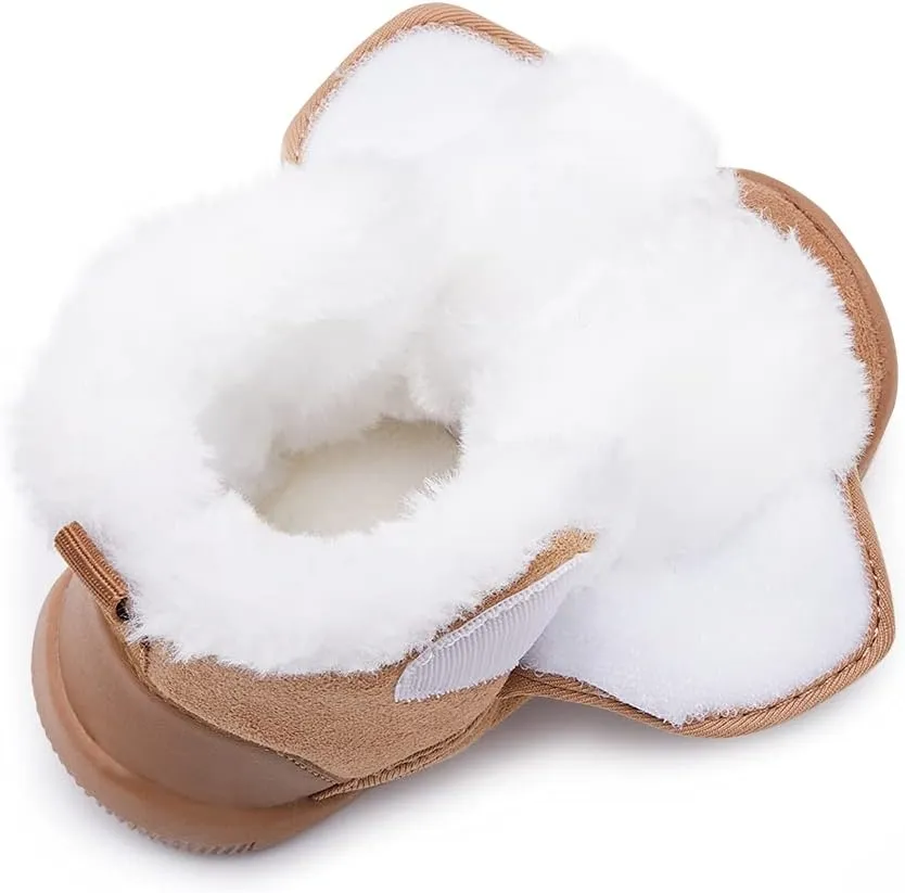 BMCiTYBM Girls Boys Snow Boots Warm Winter Fur Lined Baby Shoes (Infant/Toddler/Little Kid)
