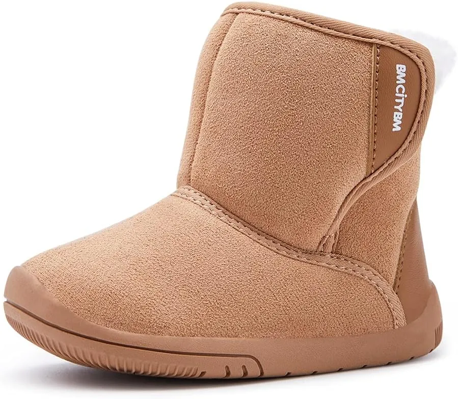 BMCiTYBM Girls Boys Snow Boots Warm Winter Fur Lined Baby Shoes (Infant/Toddler/Little Kid)