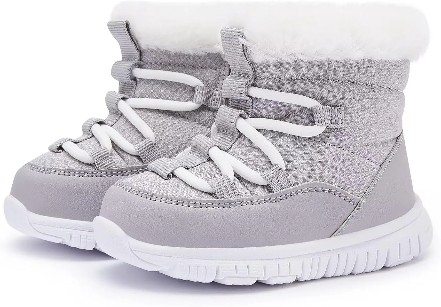 BMCiTYBM Girls Boys Snow Boots Warm Winter Fur Lined Baby Shoes (Infant/Toddler/Little Kid)