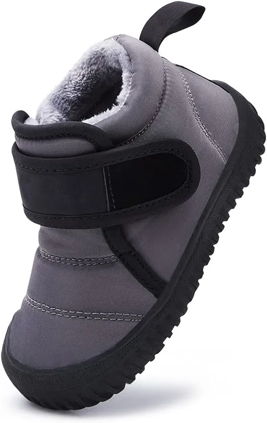 BMCiTYBM Toddler Baby Snow Boots Winter Shoes Boys Girls Cold Weather Baby Faux Fur Shoes