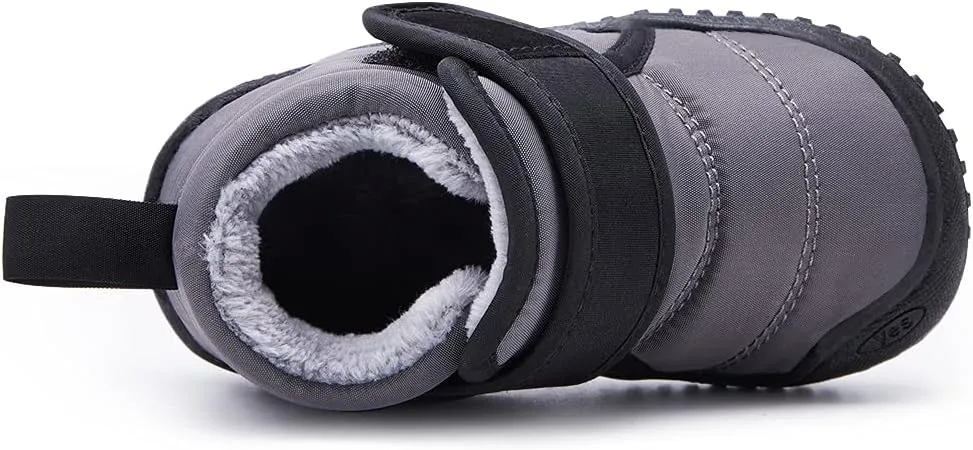 BMCiTYBM Toddler Baby Snow Boots Winter Shoes Boys Girls Cold Weather Baby Faux Fur Shoes