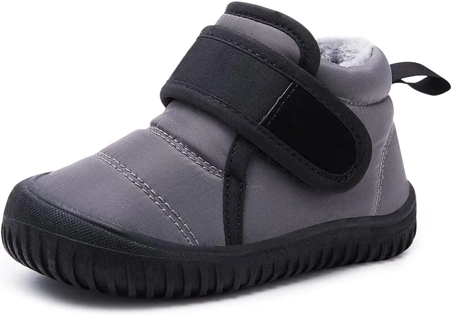 BMCiTYBM Toddler Baby Snow Boots Winter Shoes Boys Girls Cold Weather Baby Faux Fur Shoes