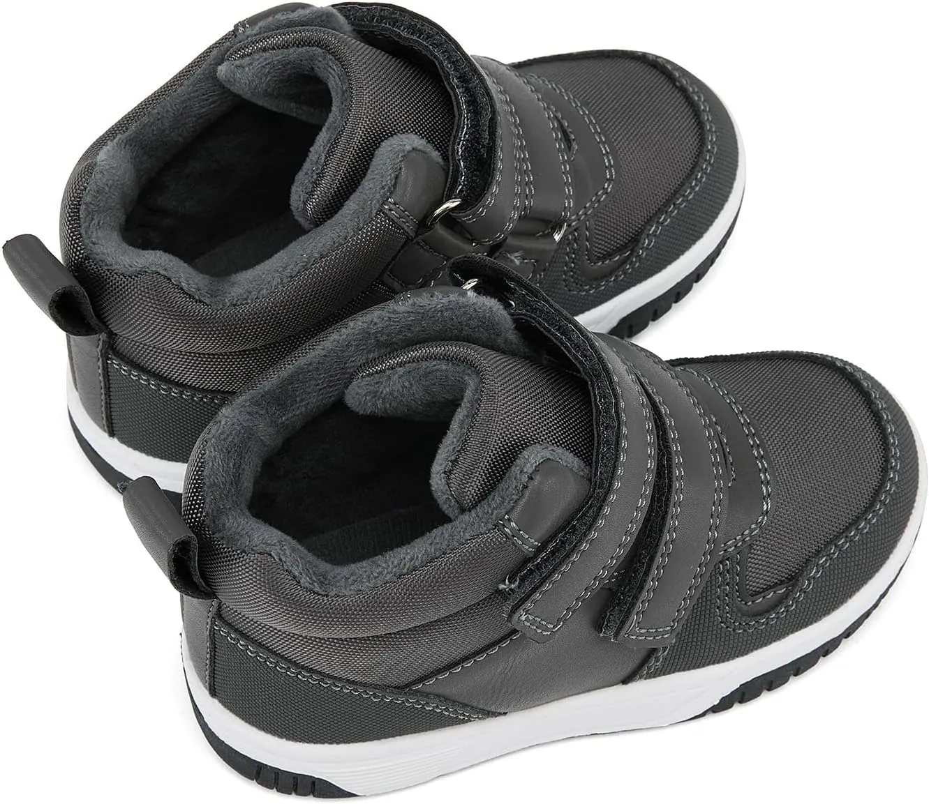 BMCiTYBM Toddler Snow Boots Boys Girls Winter Warm Shoes High Top Outdoor Sneakers for Cold Weather