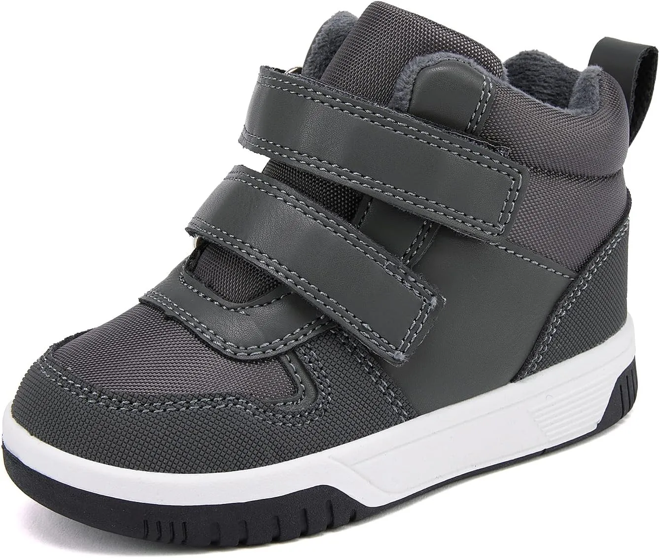 BMCiTYBM Toddler Snow Boots Boys Girls Winter Warm Shoes High Top Outdoor Sneakers for Cold Weather