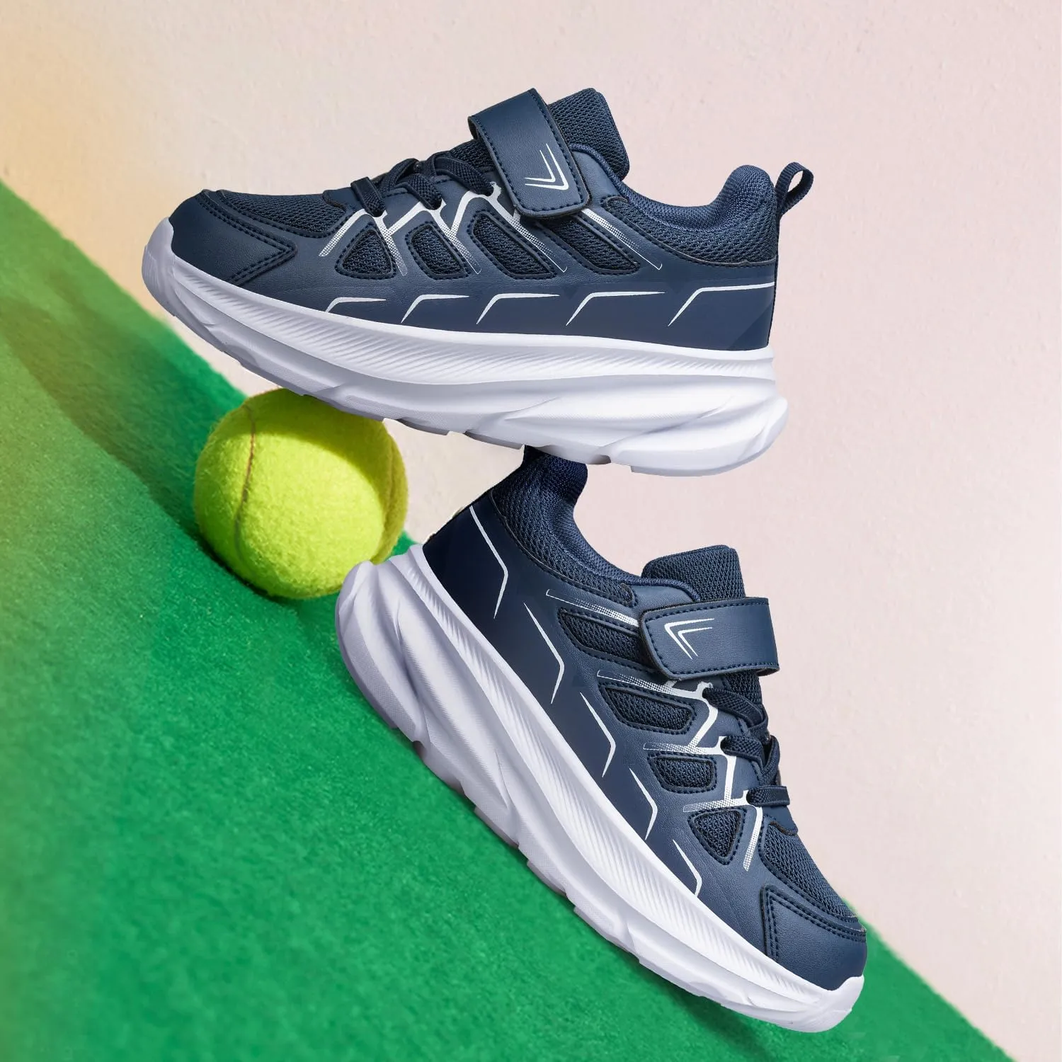 Boys Girls Shoes Kids Running Shoes Non Slip Athletic Walking Tennis Shoes Lightweight Sneakers for Toddler/Little Kid/Big Kid