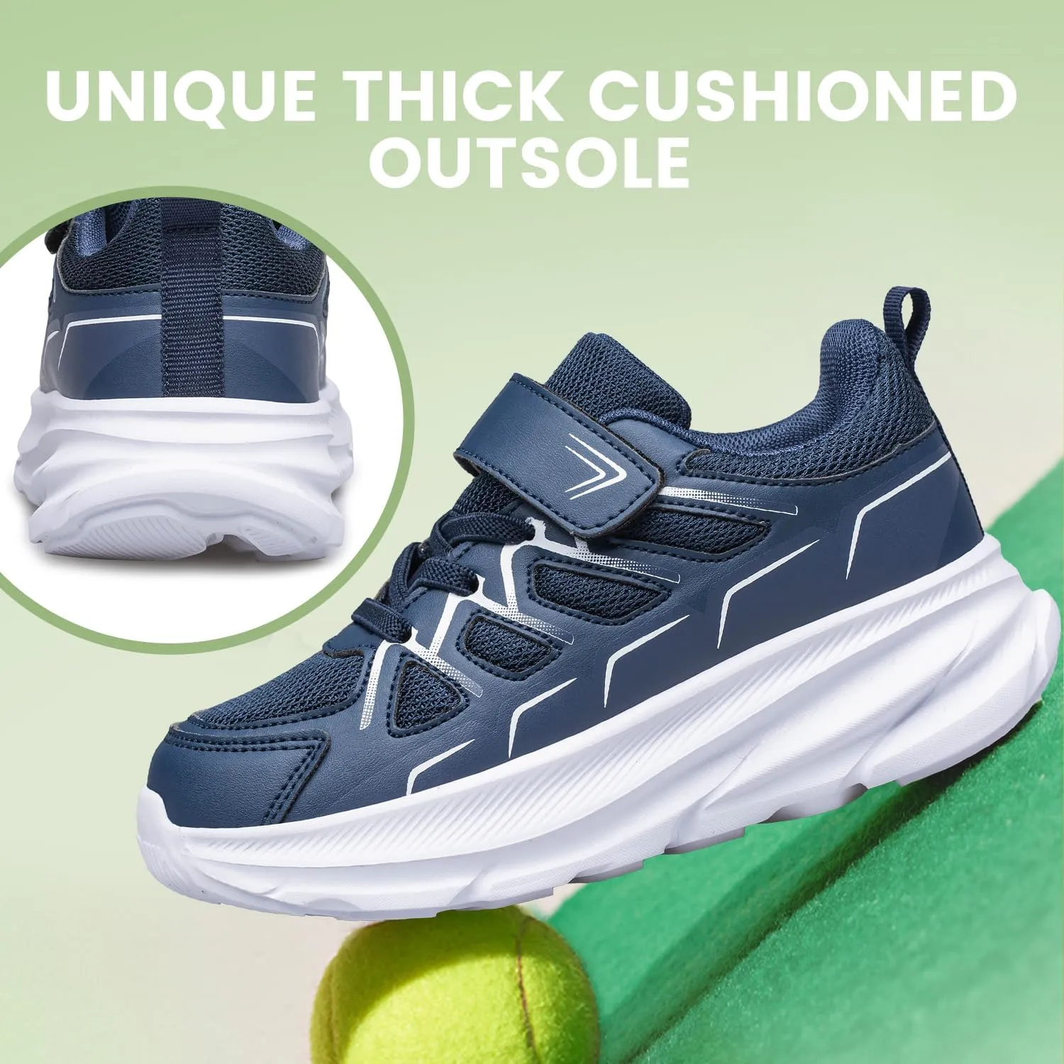 Boys Girls Shoes Kids Running Shoes Non Slip Athletic Walking Tennis Shoes Lightweight Sneakers for Toddler/Little Kid/Big Kid