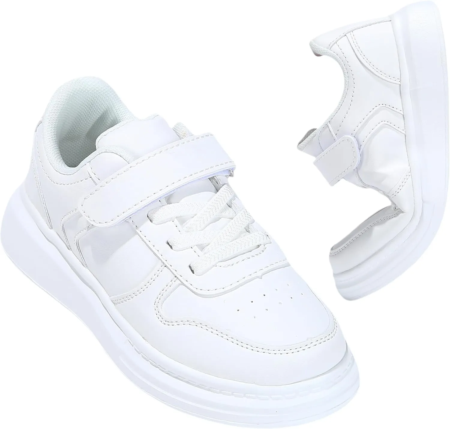 Boys Girls Toddler Shoes Tennis Hook & Loop Breathable Lightweight Sneakers (Size 9-3)