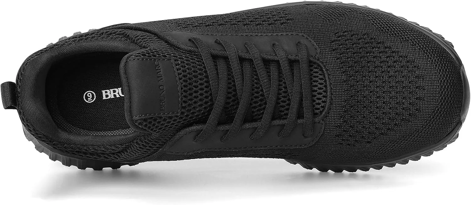 Bruno Marc Men's Non Slip Work Shoes Walking Zapatos Trabajo Black & Lightweight Food Service Chef Kitchen Restaurant Resistant Sneakers