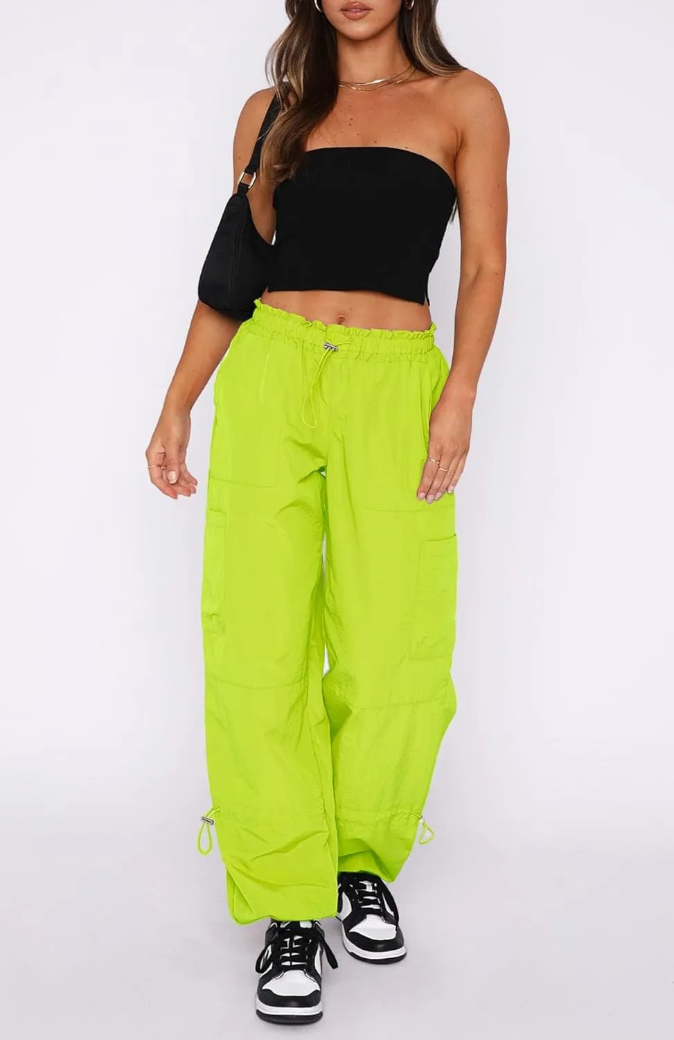 Cargo Pants Women Baggy - Parachute Pants for Women, Rave Pants Y2K Pants, Festival Outfits for Women