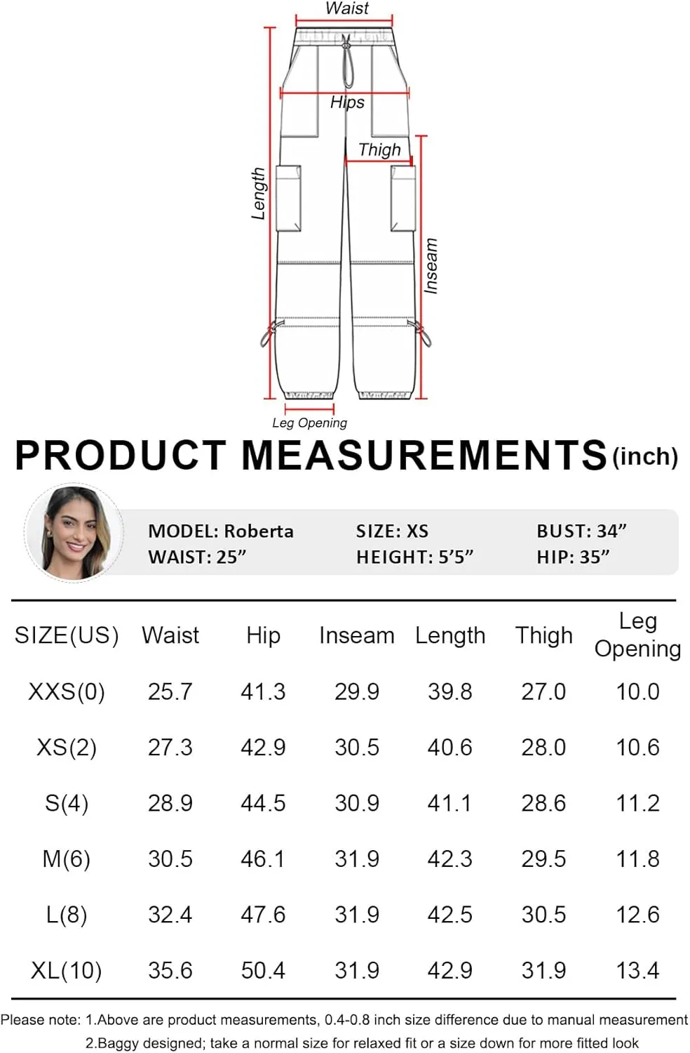 Cargo Pants Women Baggy - Parachute Pants for Women, Rave Pants Y2K Pants, Festival Outfits for Women