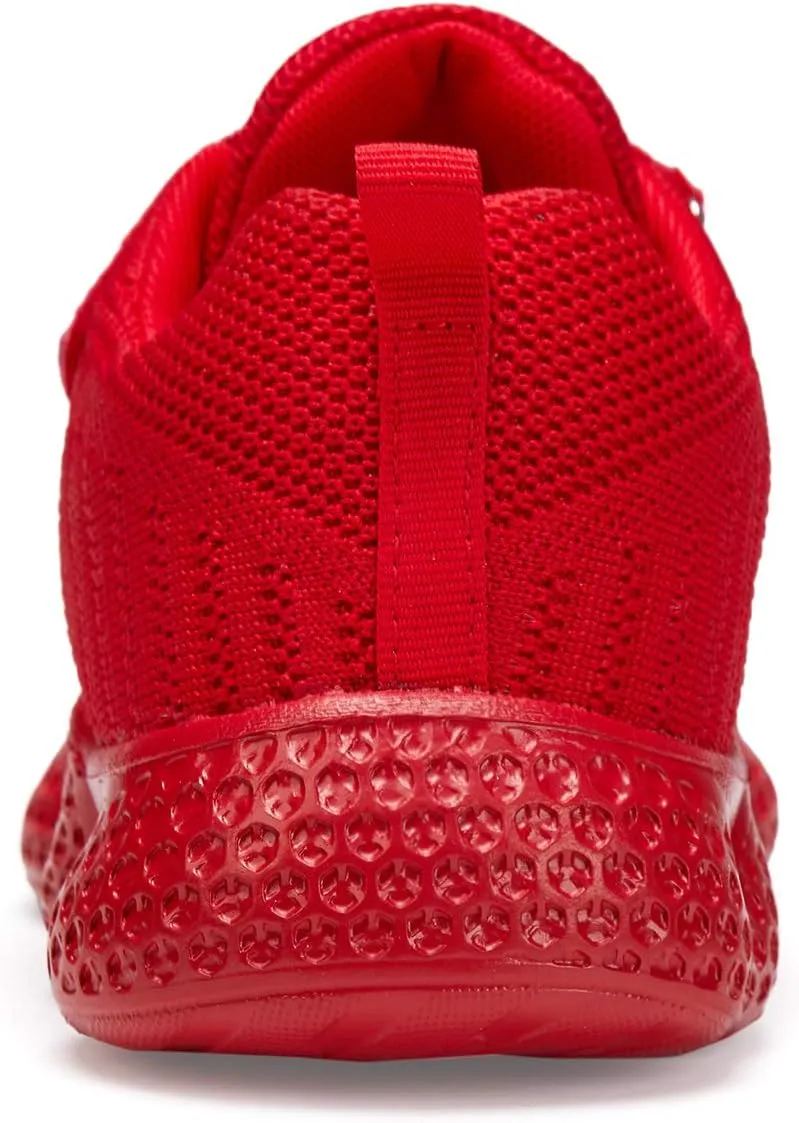 Casbeam Kids Breathable Sneakers Mesh Lightweight Easy Walk Casual Sport Strap Athletic Running Shoes for Boys Girls