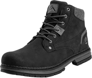 CC-Los Men's Winter Snow Boots with Sherpa Fleece Lining Waterproof Slip-Resistant Insulated Size 7.5-14