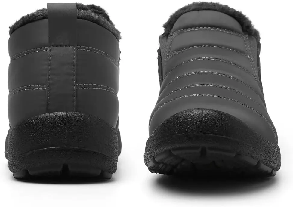 Cheval Winter Snow Boots for Women, Fur Lined Warm Ankle Booties, Outdoor Anti-slip Waterproof Comfortable Short Boot, Botas De Invierno Para Mujert