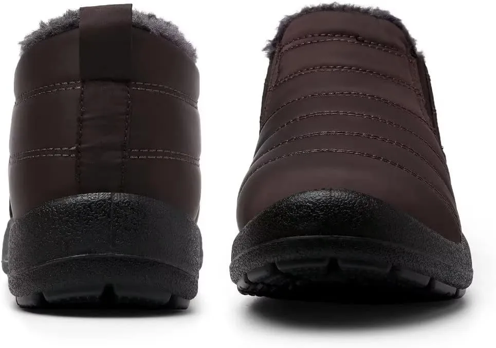 Cheval Winter Snow Boots for Women, Fur Lined Warm Ankle Booties, Outdoor Anti-slip Waterproof Comfortable Short Boot, Botas De Invierno Para Mujert