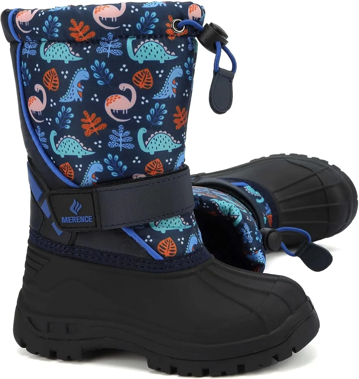 CIOR Kids Snow Boots for Boys Girls Toddler Winter Outdoor Boots Waterproof with Fur Lined(Toddler/Little Kids/Big Kid)