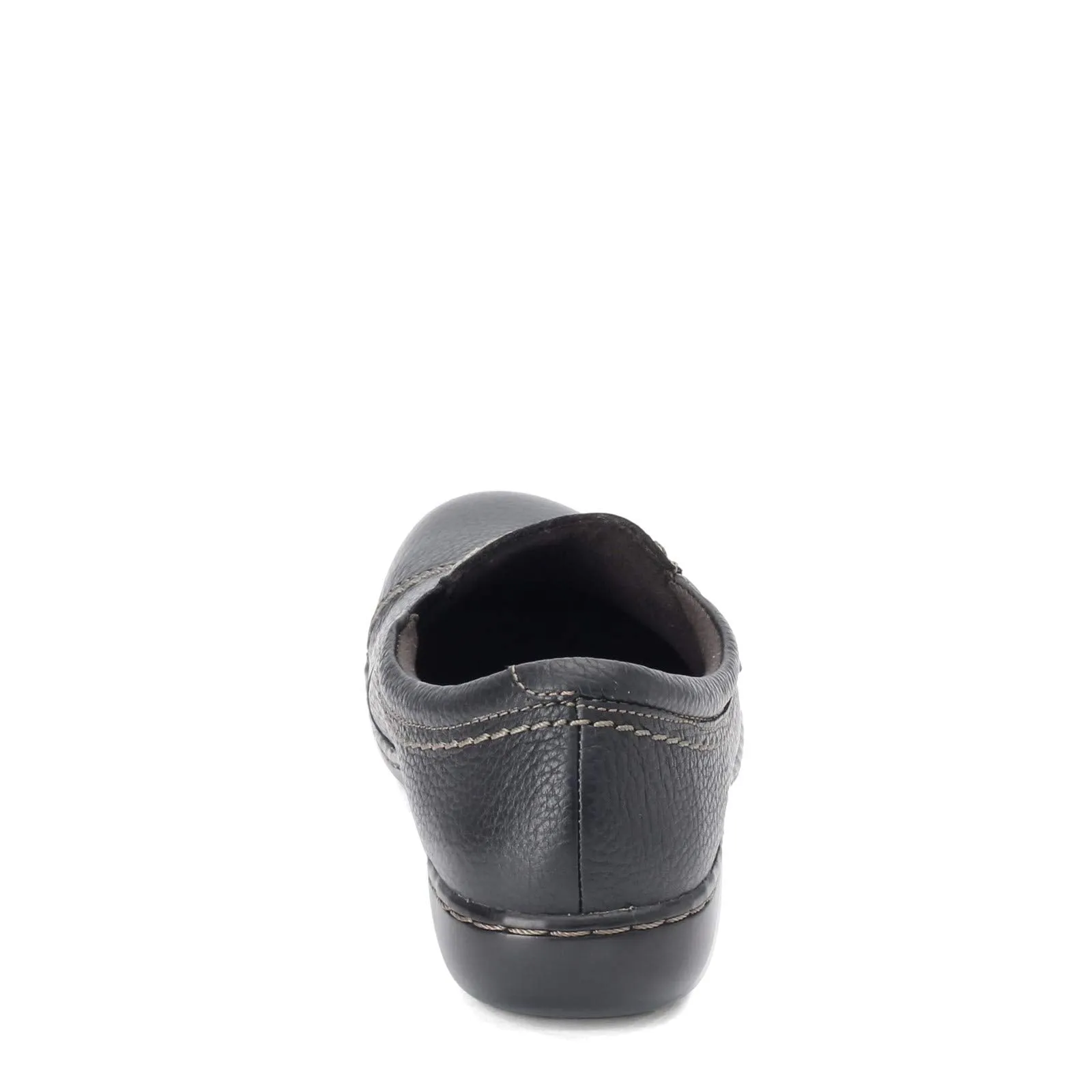 Clarks womens Ashland Effie loafers shoes, Black, 8.5 Wide US