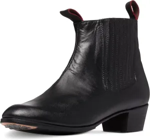 Colonial 127 Men's Folklorico Flamenco Dance Boots with Nails, Leather, 1.5" Heel