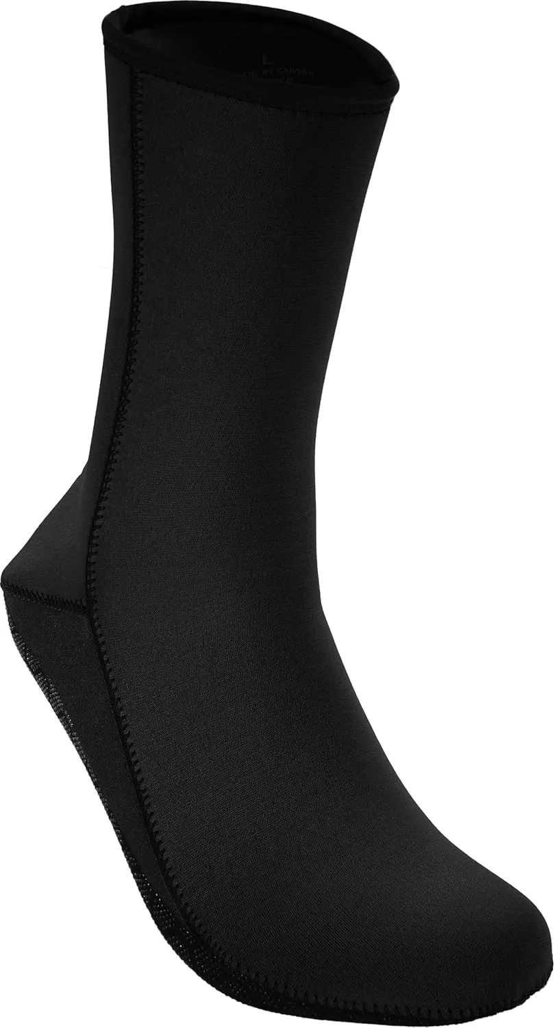Cressi 2.5 mm Anti-Slip High Stretch Neoprene Socks for Diving, Snorkeling and Scuba- Orata: Designed in Italy