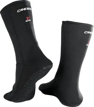 Cressi 2.5 mm Anti-Slip High Stretch Neoprene Socks for Diving, Snorkeling and Scuba- Orata: Designed in Italy