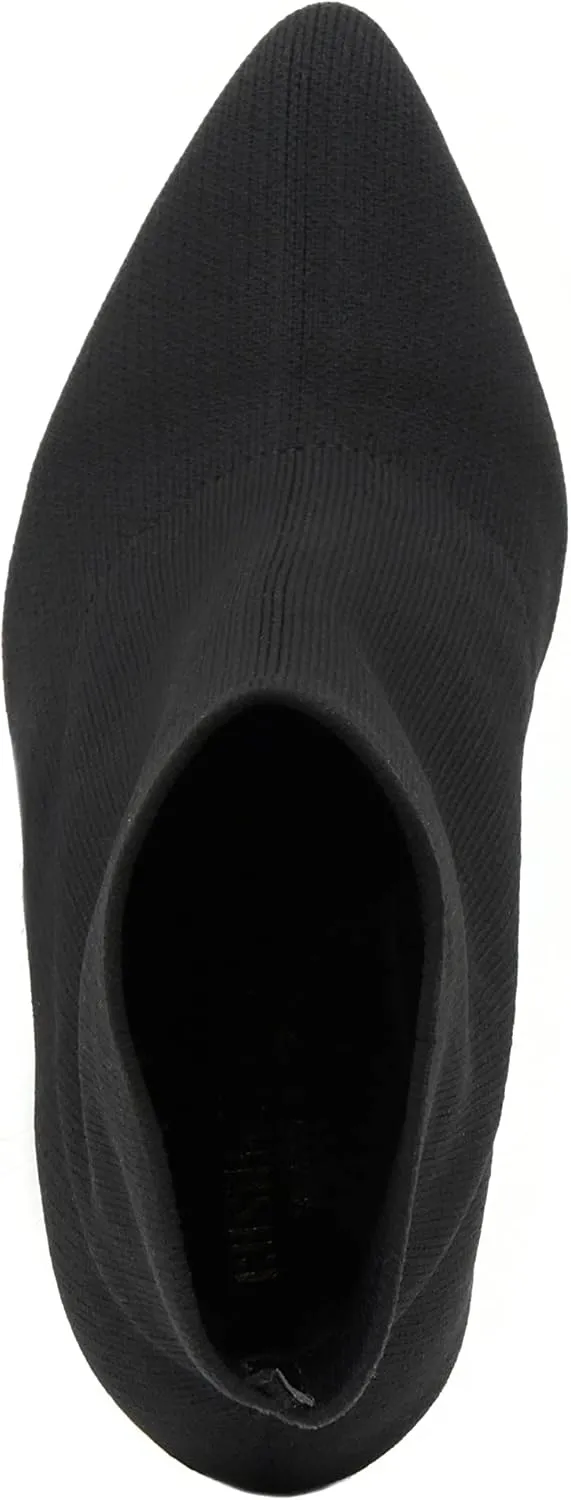 CUSHIONAIRE Women's Gipsee stretch knit Heel  Memory Foam