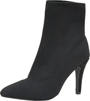 CUSHIONAIRE Women's Gipsee stretch knit Heel  Memory Foam