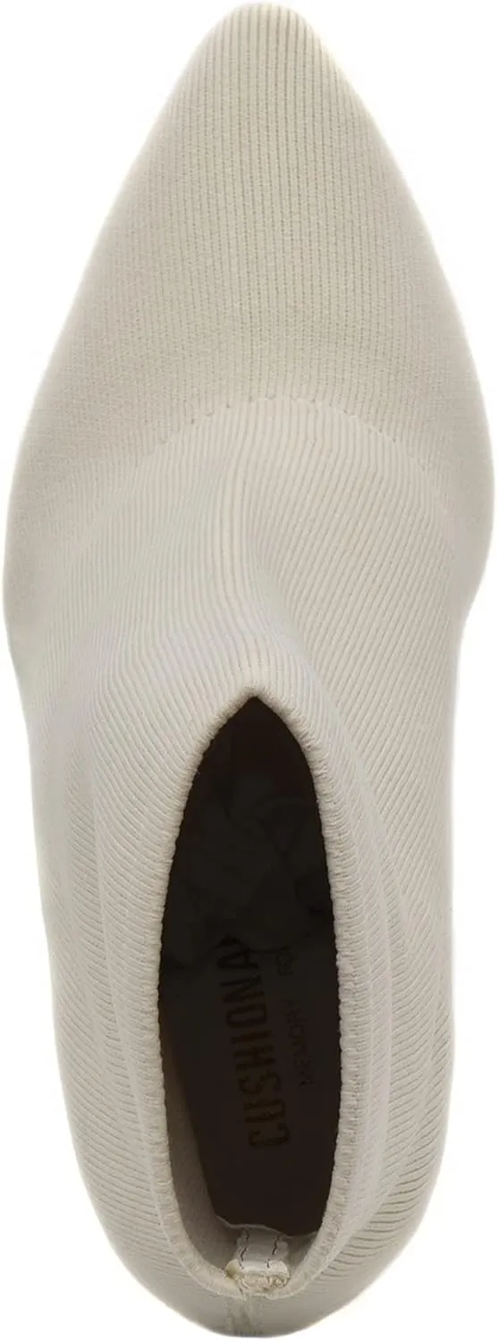 CUSHIONAIRE Women's Gipsee stretch knit Heel  Memory Foam
