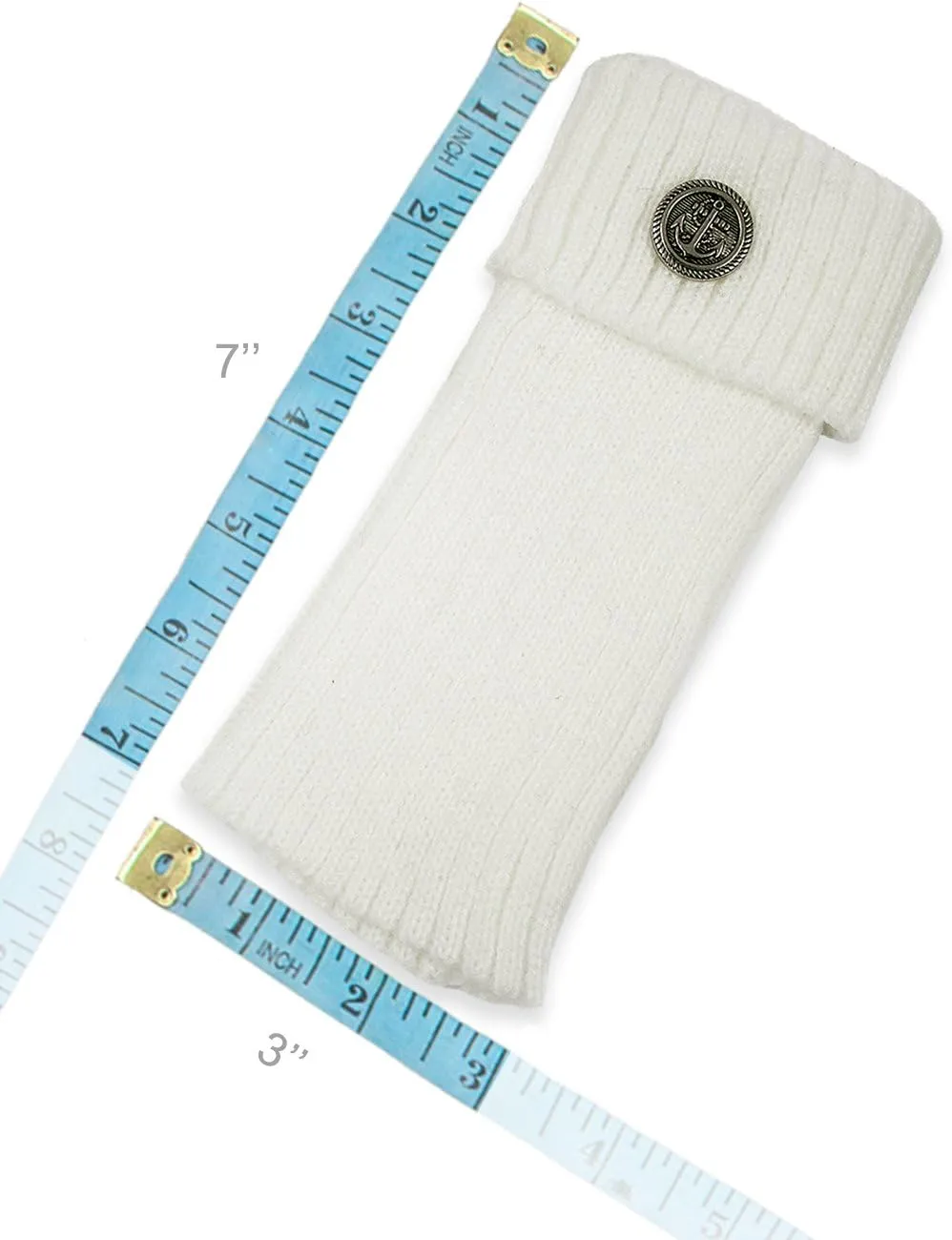 Dahlia Women's Leg Warmers & Boot Cuffs - Synthetic Wool, Cable Knit
