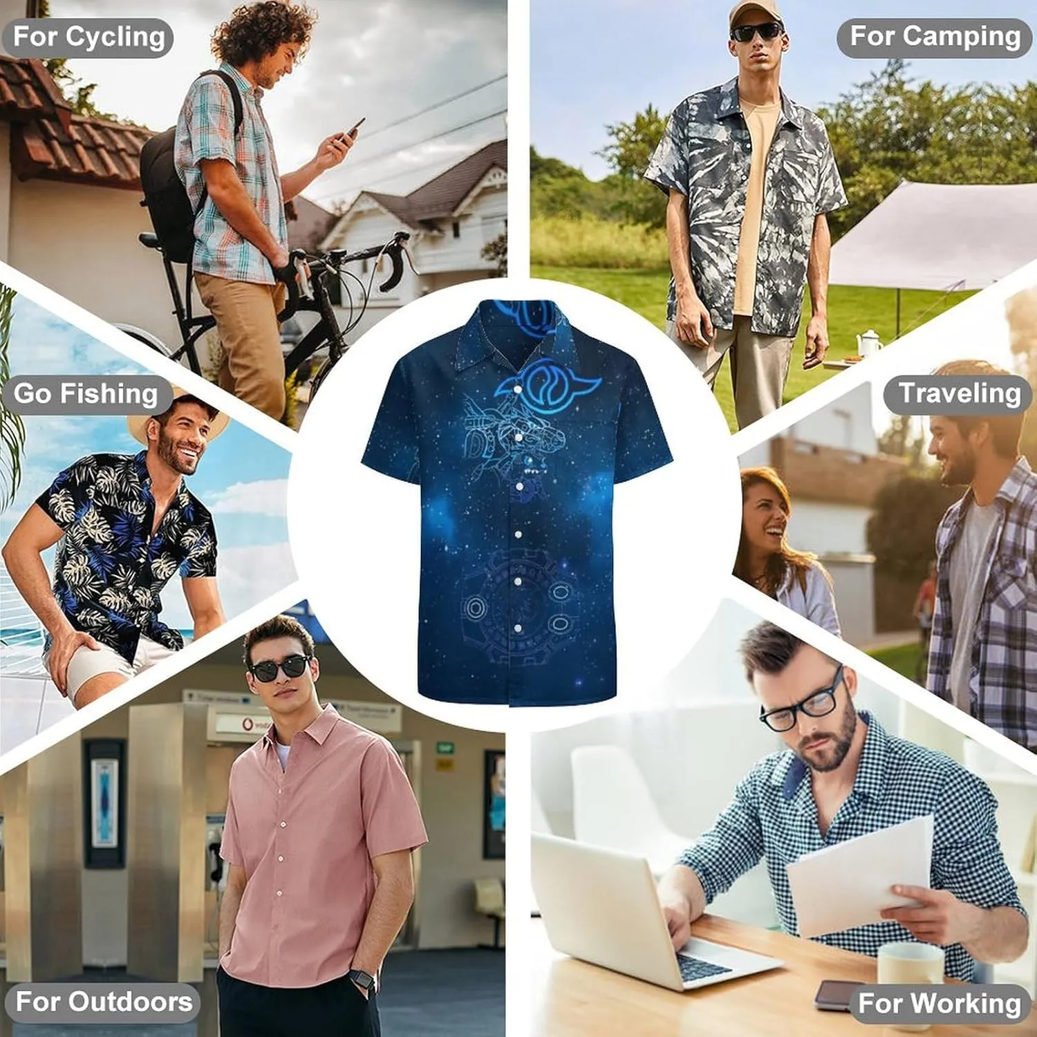 Digimons Shirt A Short Sleeved Shirt Button Down Shirts V Neck Short Sleeved Leisure Fresh Tee