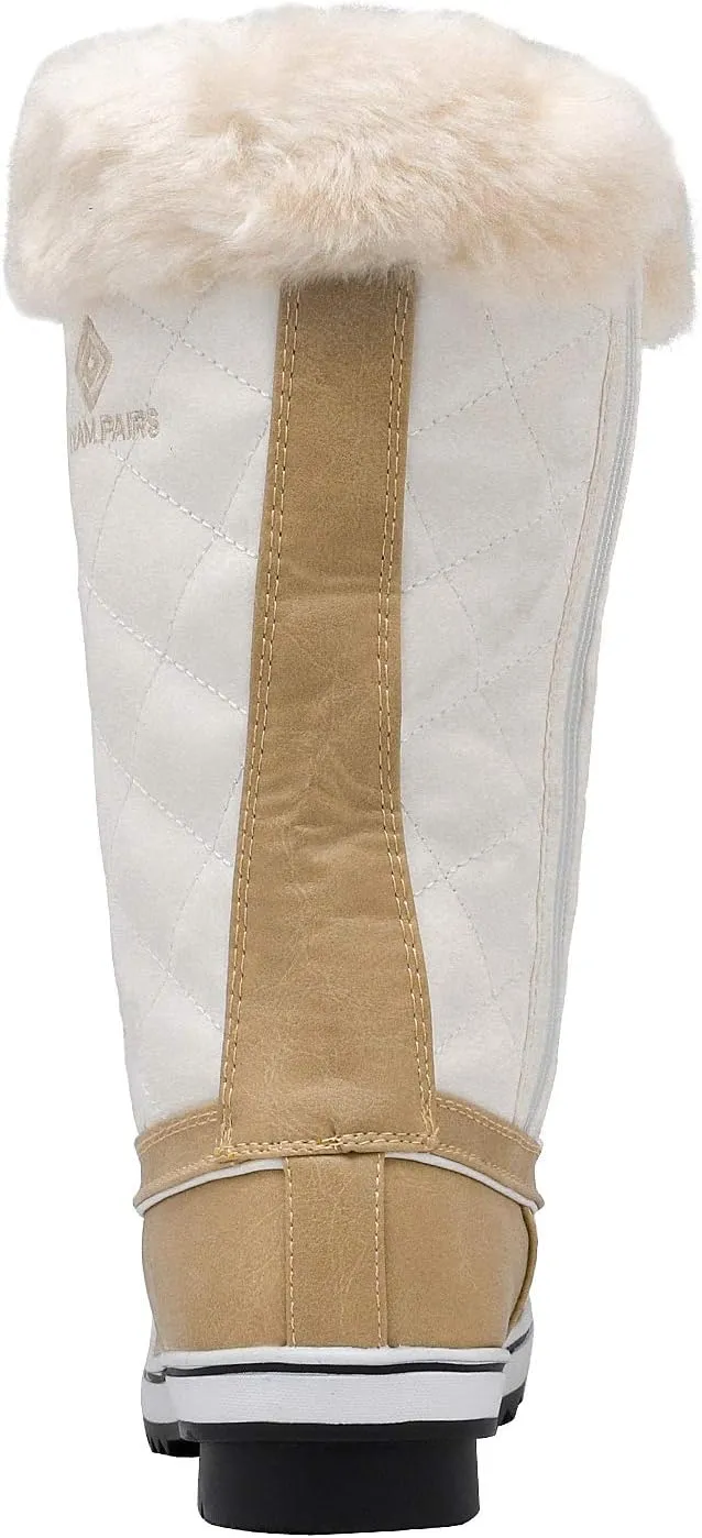 DREAM PAIRS Women's River_1 Mid Calf Waterproof Winter Snow Boots