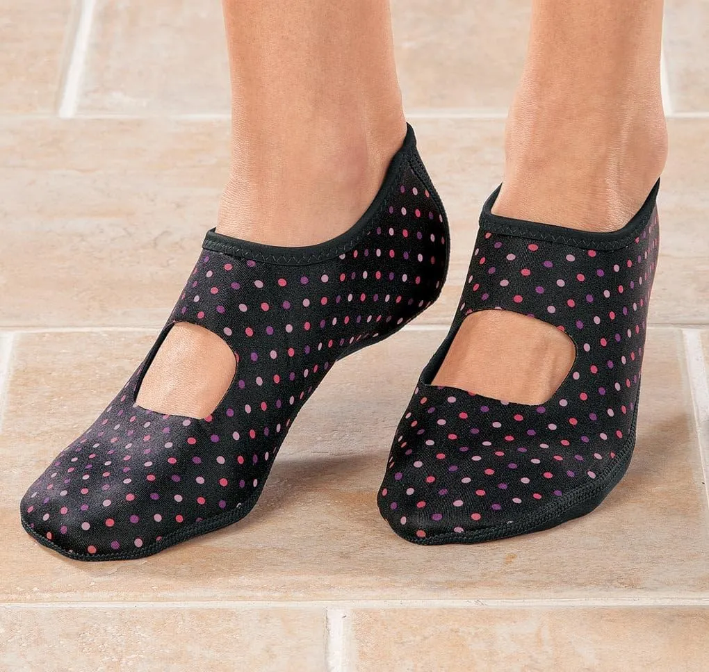 EasyComforts Silver StepsTM Mary Jane Non-Slip Slipper