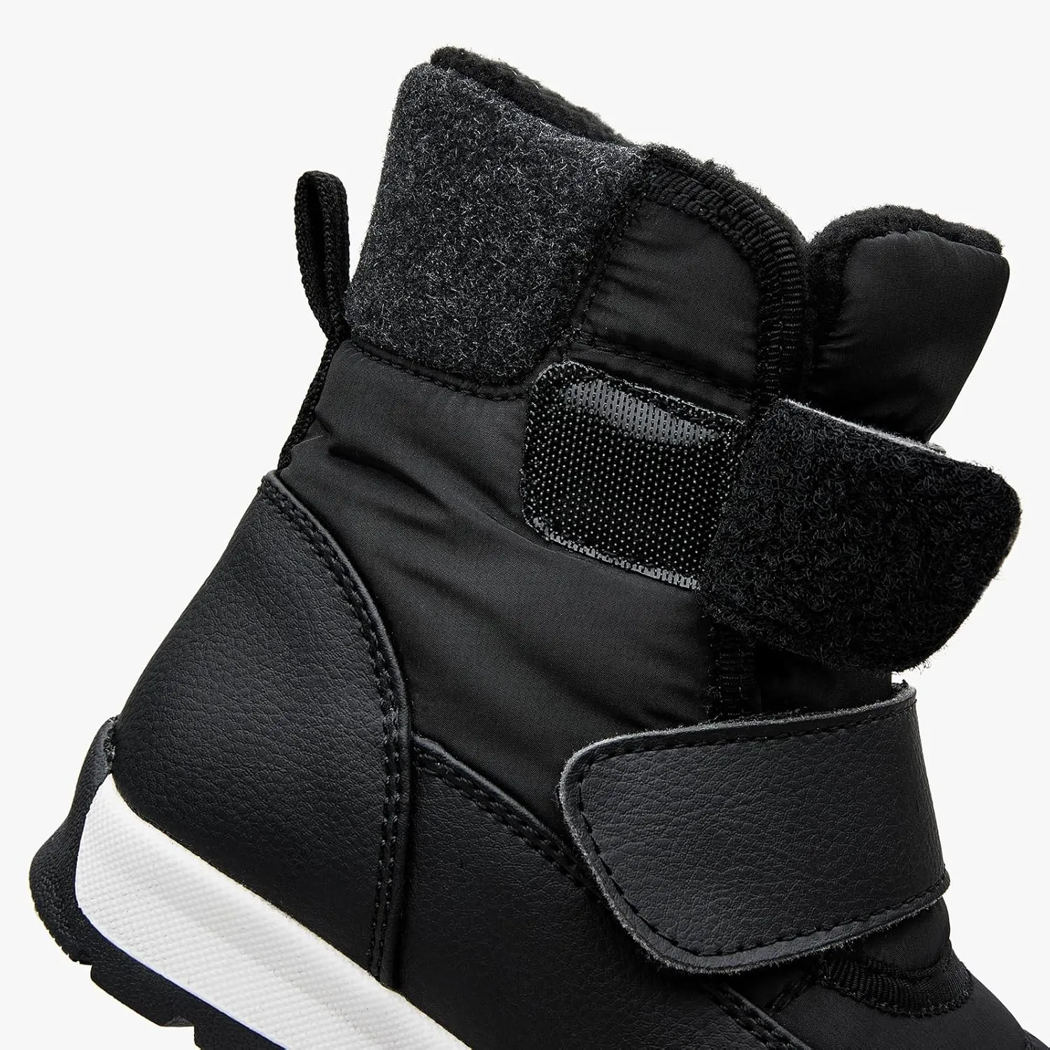 EasyStar Boys Girls Winter Cold Weather Warm Water Resistance Hook Loop Snow Boots
