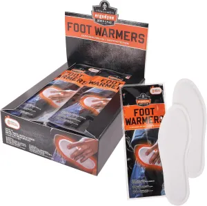 Ergodyne Unisex Adult Insole Foot Warmer Packs - 20-Pack, White, Case US