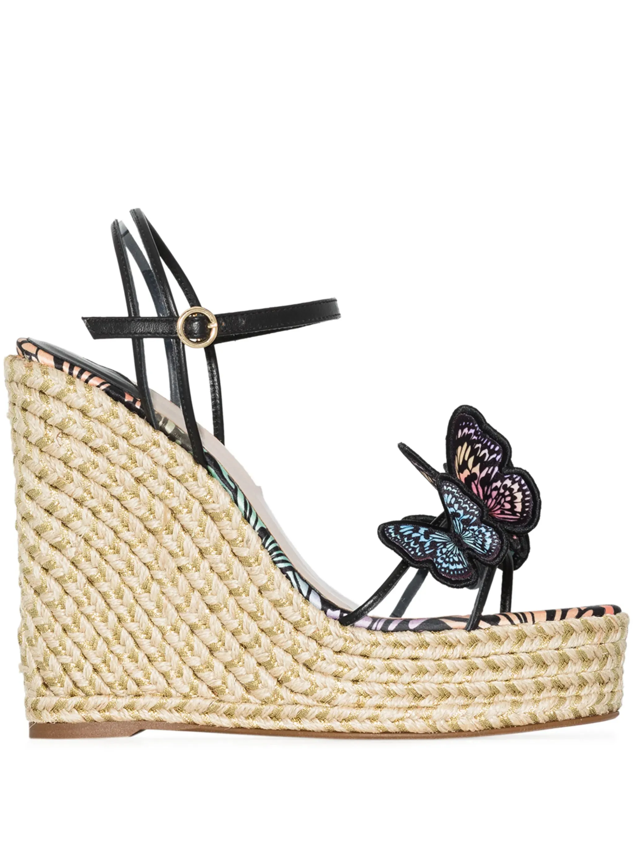 espadrille High-discount Riva wedges Great savings butterfly-appliqué