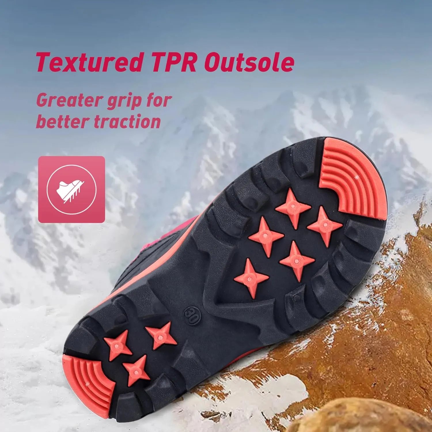 Felabo Kids Snow Boots for Boys & Girls – Warm Water-Resistant Winter Boots Easy to Put On (Toddler/Little Kid/Big Kid)