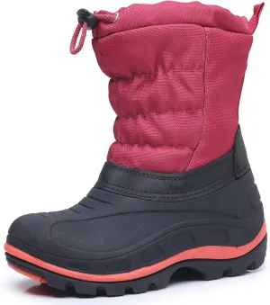 Felabo Kids Snow Boots for Boys & Girls – Warm Water-Resistant Winter Boots Easy to Put On (Toddler/Little Kid/Big Kid)