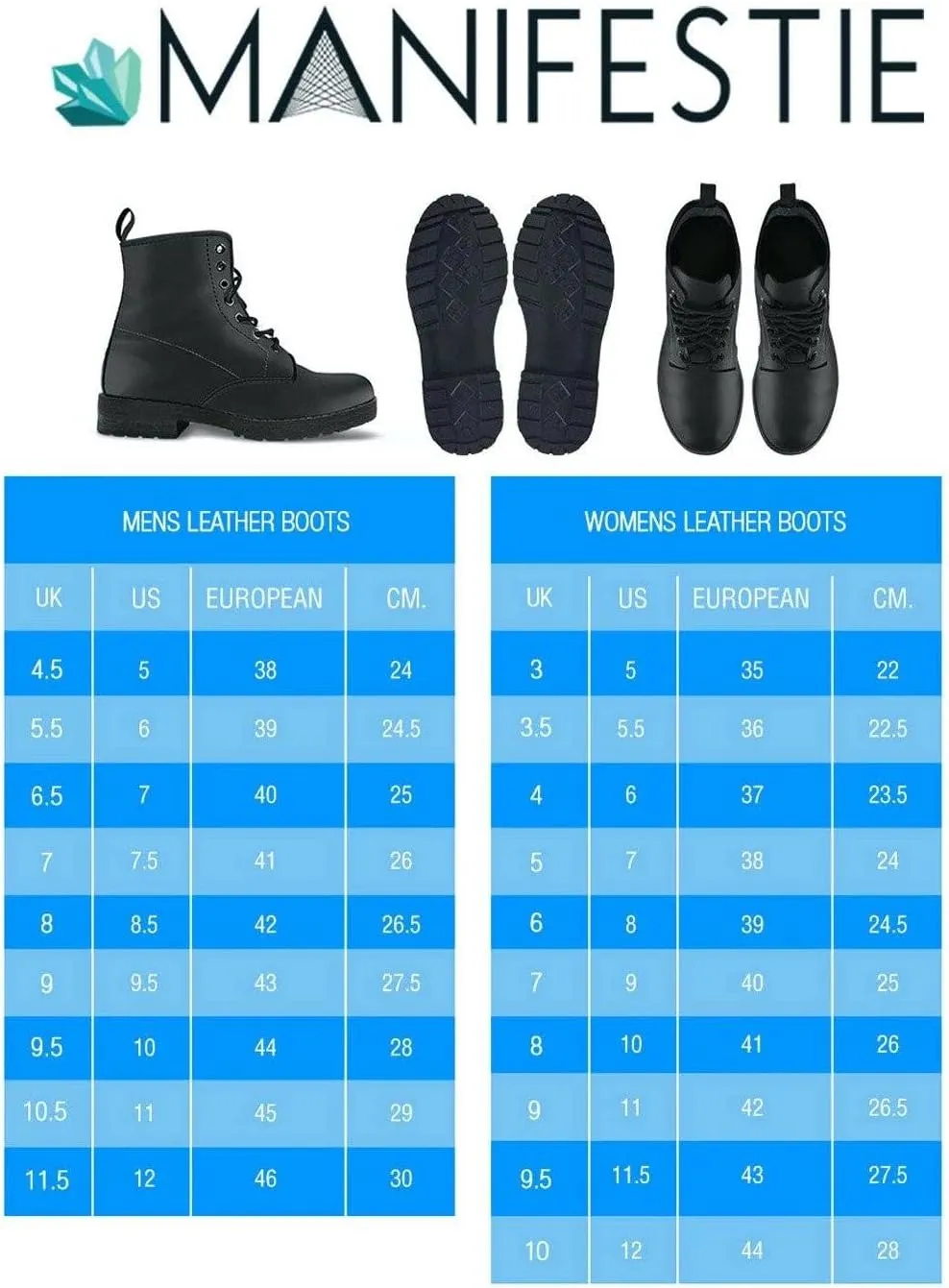 Flamingo Tropics Memory Foam Boots | All Season Lace Up Boots | Vegan Leather Combat Boot